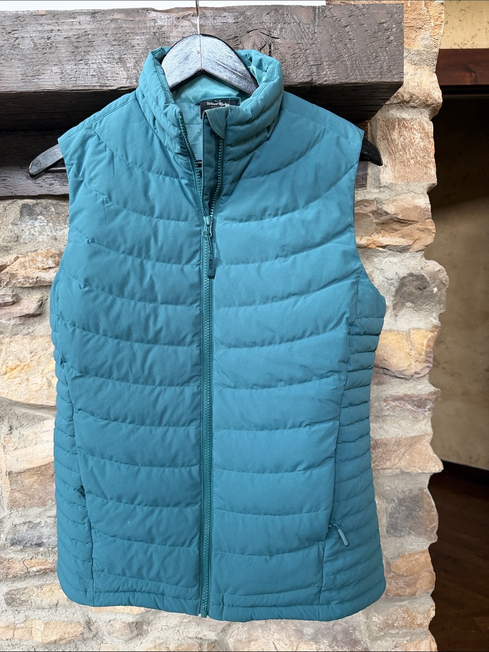 Wind River Teal Quilted Packable Vest